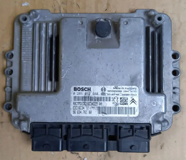 9663476180 Motor Beyni, 9663476180, 9653958980, 0281012980, 1039S15668, EDC16C34, Citroen Motor Enjeksiyon Beyni, Citroen C4 Motor Enjeksiyon Beyni,