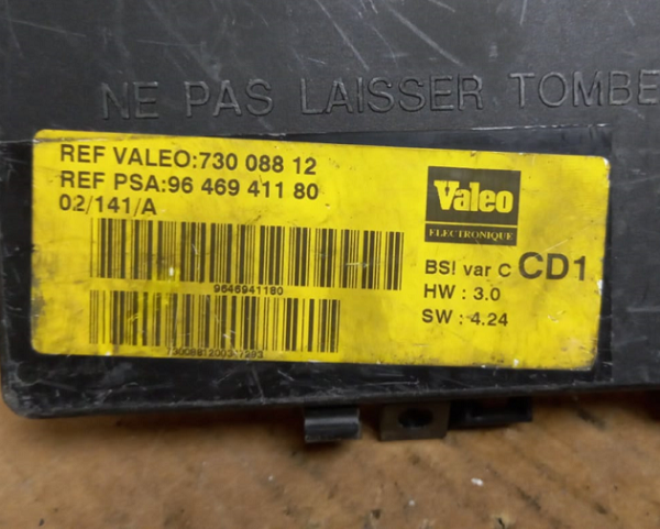 9646941180 Bsi Beyni 73008812 9646941180 Peugeot 406 Bsi Beyni 9649490580 9646941180 Pejo 406 Bsi Beyni BSI-CD1