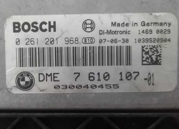 MED17.2 Motor Beyni, R 56 Motor Beyni, R 57 Motor Beyni, R 58 Motor Beyni, R 59 Motor Beyni, Mini Cooper S Motor Beyni, John Cooper Motor Beyni, MED17.2, 0261201968, 7610107, DME7610107, DME7610107-01,