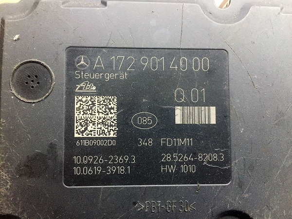 A1729014000 Abs Beyni C-180 Abs Beyni Benz GLK-CLASS Abs Beyni W204 Abs Beyni C250 Abs Beyni SLK 250 Abs Beyni GLK 350 Abs Beyni