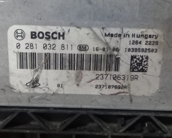 0281032811 Motor Beyni, Clio 4 1.5DCI Motor Beyni, Dokker 1.5DCI Motor Beyni, 0281032811, 237106319R, 237107632R, EDC17C84-3.2, 0281032885, 237107921R,