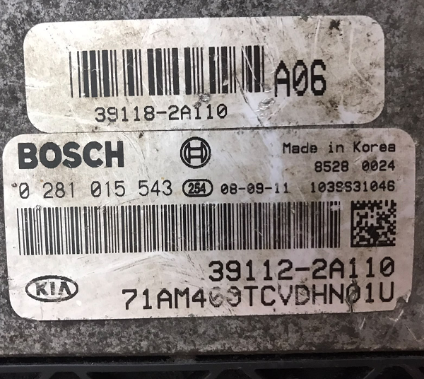 EDC17C08-4.20 Motor Beyni, Hyundai i20 Motor Beyni, Hyundai i30 Motor Beyni, Hyundai Accent Blue Motor Beyni, Hyundai ix35 Motor Beyni, Kia Cereto Motor Beyni, Kia Ceed Motor Beyni, Kia Sportage Motor Beyni, Kia Rio Motor Beyni, 0281015543, 39118-2A110, 39112-2A110,