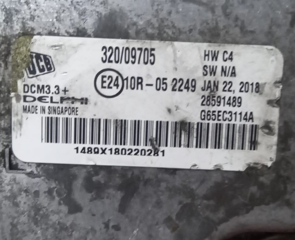 JCB Ekskavatör Motor Beyni, JCB JS235 Motor Beyni, JCB 4CX Motor Beyni, JCB TM320 Motor Beyni, JCB 417HT Motor Beyni, 28591489, E2410R-052249, DCM3.3+, 32009705, 28565723, QYC55P00-171017, SH72544R,