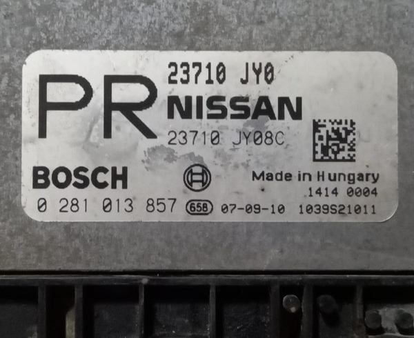0281013857 Motor Beyni, Renault QM5 Motor Beyni, Nissan Qashqai Motor Beyni, Renault Koleos Motor Beyni, Nissan X-Trail Motor Beyni, İnfiniti Q50 Motor Beyni, 0281013857, 23710-JY0, 23710-JY08C, 23710-JY08C-PR, EDC16CP33, 23710JY08C,