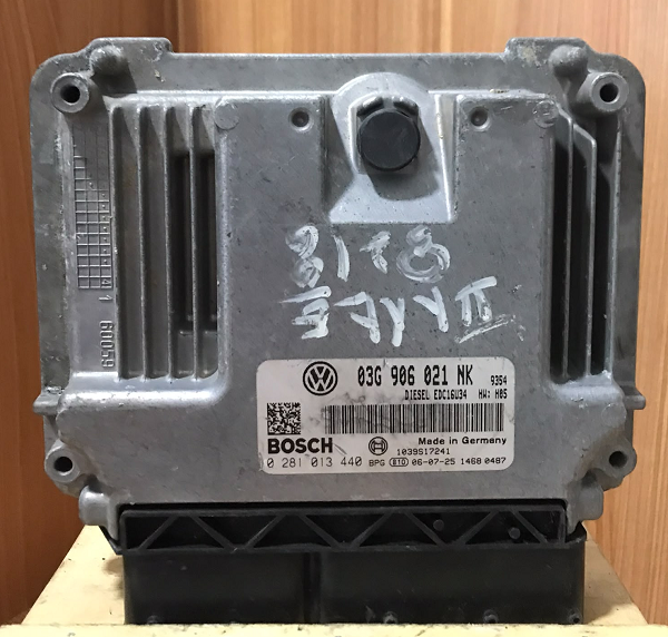 0281013440 Motor Beyni, Passat Motor Beyni, Jetta Motor Beyni, Golf 5 Motor Beyni, Caddy Motor Beyni, Octavia Motor Beyni, Superb Motor Beyni, Leon Motor Beyni, Audi A3 Motor Beyni, 03G906021NK, EDC16U34-3.42, 16U34-3.42,